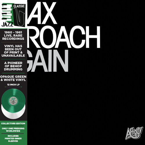 Max Roach - Again - Opaque Green & White (Vinyl)
