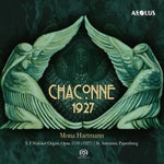 the album cover for J Bach .S. / David / Holler - Chaconne 1927 - Works For Organ