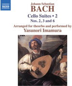 the album cover for J Bach .S. - J.S. Bach: Cello Suites Vol. 2 - Arr. For Theorbo