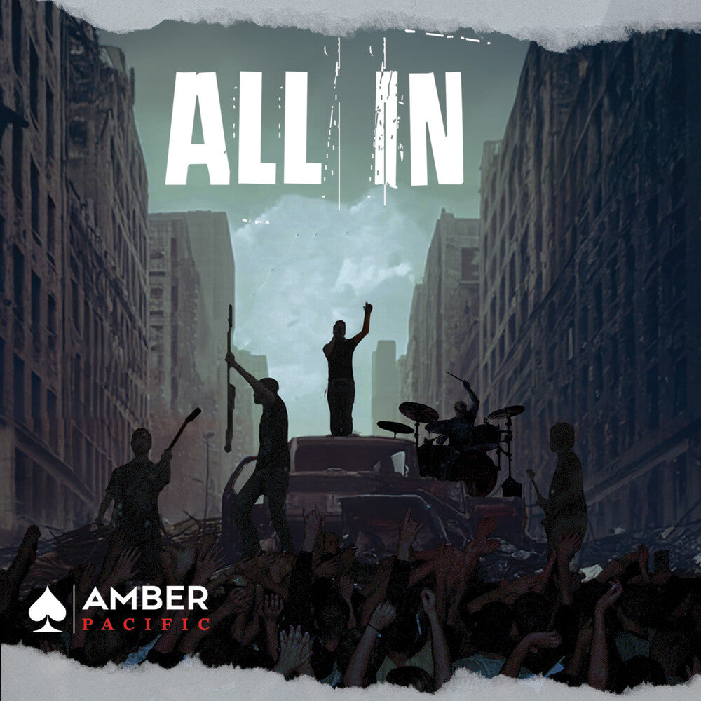 the album cover for Amber Pacific - All In