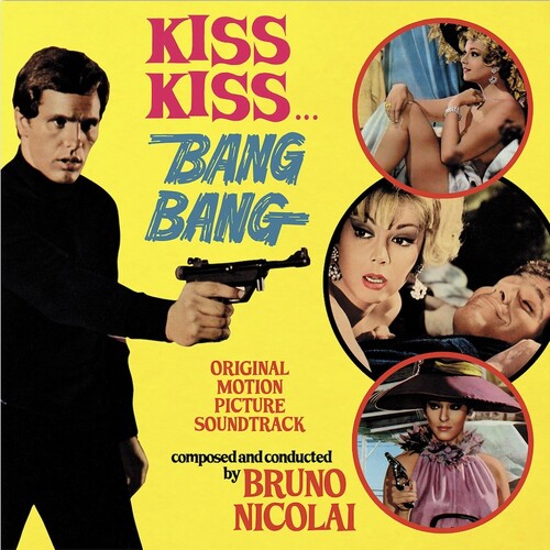 Bruno Nicolai - Kiss Kiss Bang Bang (Banda sonora original) - Vinilo amarillo transparente de edición limitada (vinilo)