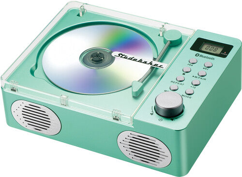 Studebaker SB3720TE Retro CD Player with Bluetooth (Teal)