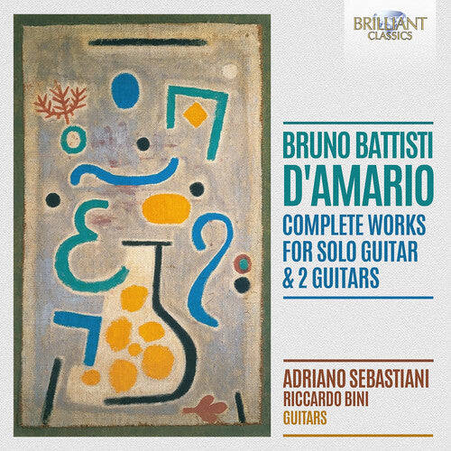 Adriano Sebastiani - D'Amario: Obras completas para guitarra solo y dos guitarras (CD)