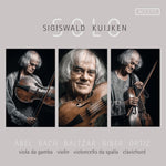 the album cover for Abel / Baltzar / J Bacj .S. / Kuijken - Solo - Works For Violin Violoncello Da Spalla
