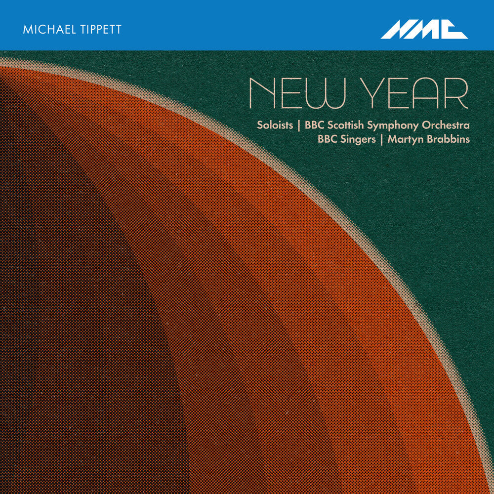 the album cover for Martyn Brabbins/ Bbc Scottish Sym Orch Singers - Michael Tippett: New Year