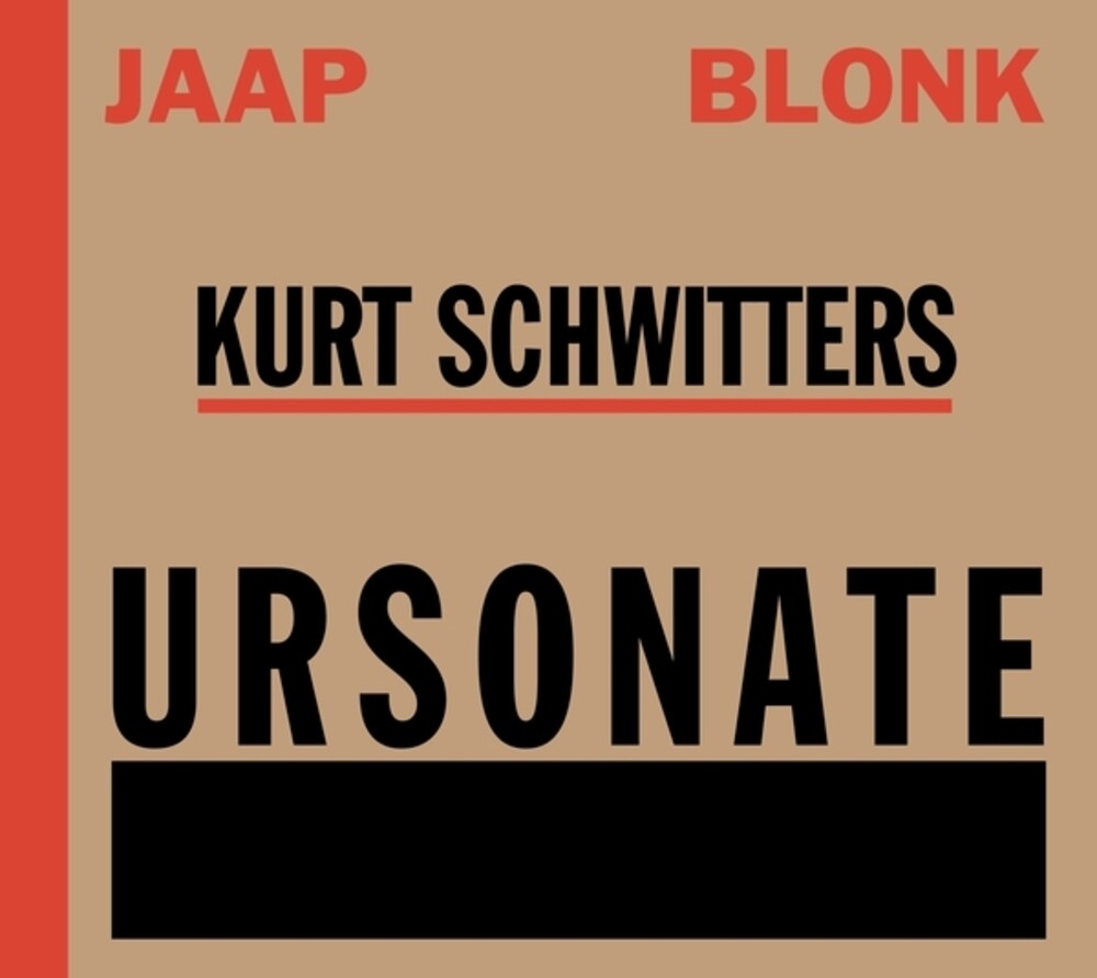 the album cover for Jaap Blonk - Ursonate