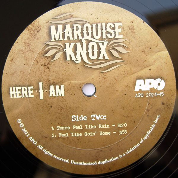 Marquise Knox : Here I Am (2xLP, Album, 200)