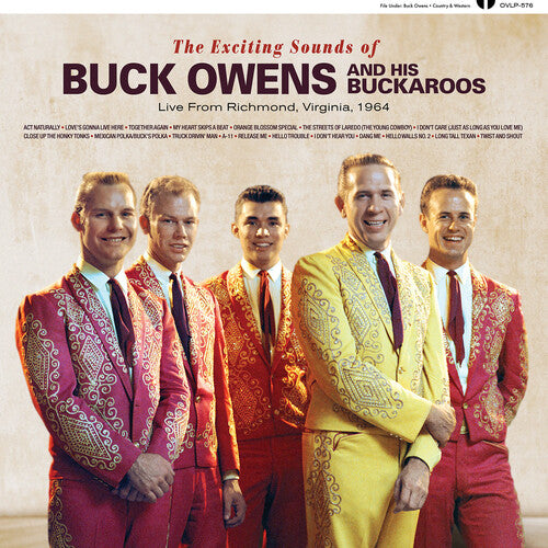 Buck Owens & His Buckaroos - Los emocionantes sonidos de Buck Owens y sus Buckaroos en vivo desde Richmond, Virginia, 1964 (Vinilo color mermelada de fresa)