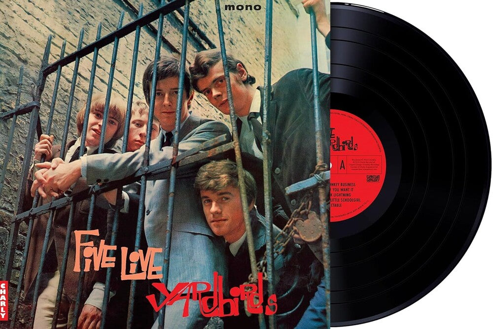 the album cover for Yardbirds - Five Live Yardbirds