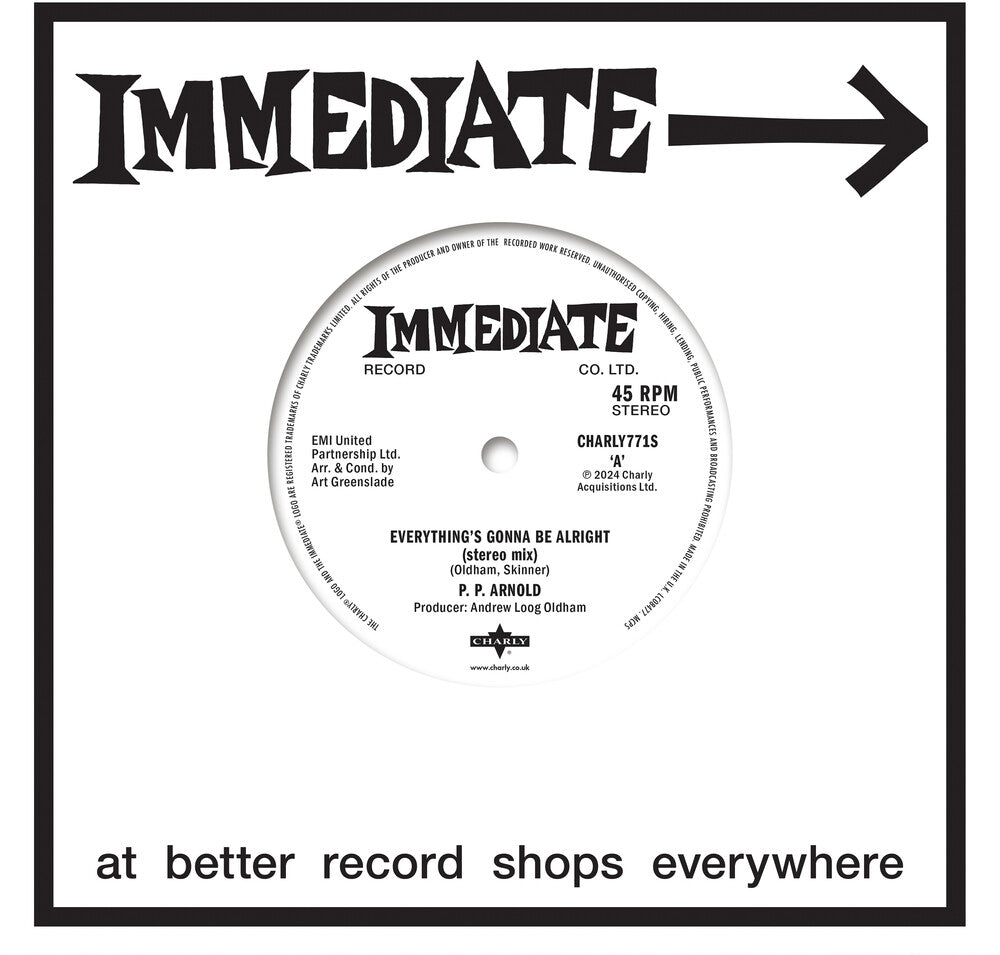 the album cover for P Arnold .P. - Everything Is Gonna Be Alright / Everything Remix