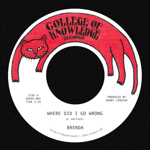Brenda - Where Did I Go Wrong B/W Family (Vinyl)