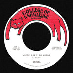 Brenda - Where Did I Go Wrong B/W Family (Vinyl)