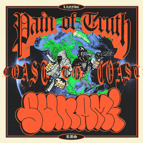 Pain of Truth - Coast to Coast - Half Doublemint Green/Half Blue (Vinyl)