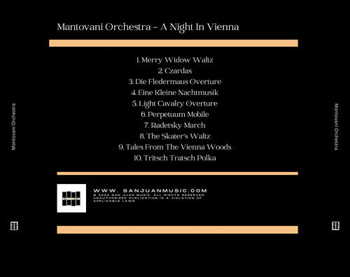 Mantovani Orchestra - Mantovani Orchestra - A Night In Vienna (CD)