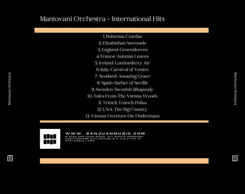 Mantovani Orchestra - Mantovani Orchestra - International Hits (CD)