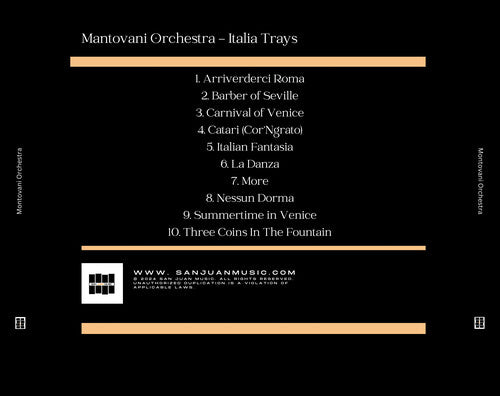 Mantovani Orchestra - Mantovani Orchestra - Italia (CD)