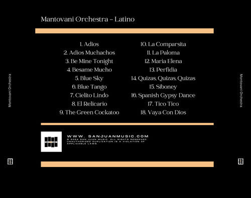 Mantovani Orchestra - Mantovani Orchestra - Latino (CD)