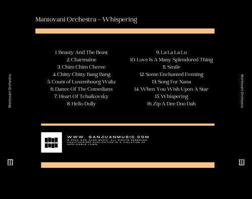 Mantovani Orchestra - Mantovani Orchestra - Whispering (CD)