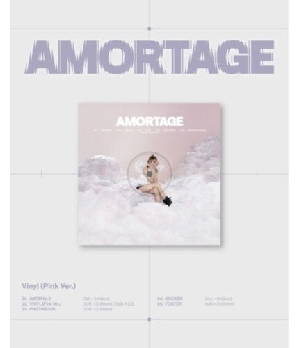ジス - Amortage - ピンクバージョン - フォトブック、ステッカー、ポスター付き(アナログ盤)
