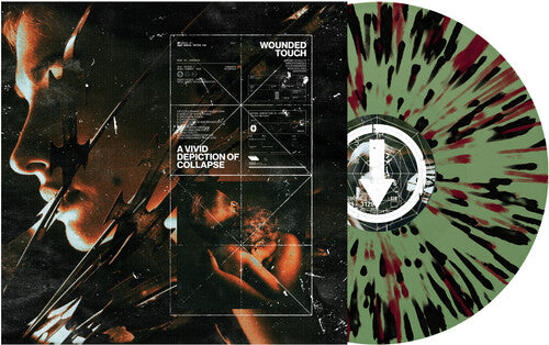 Wounded Touch - A Vivid Depiction of Collapse - Green/Red/Black Splatter (Vinyl)