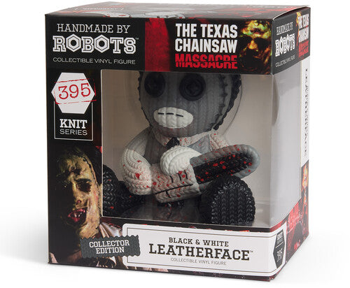 Handmade by Robots - The Texas Chainsaw Massacre - Leatherface #395 (Bloody Black & White)