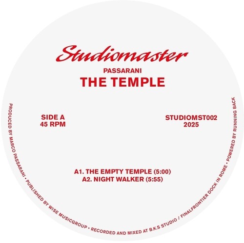 Marco Passarani - The Temple (Vinyl)