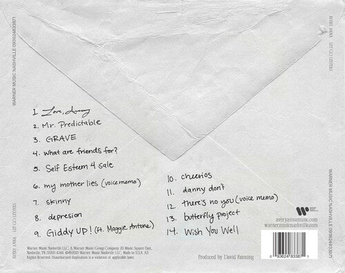 Avery Anna - let go letters (CD)