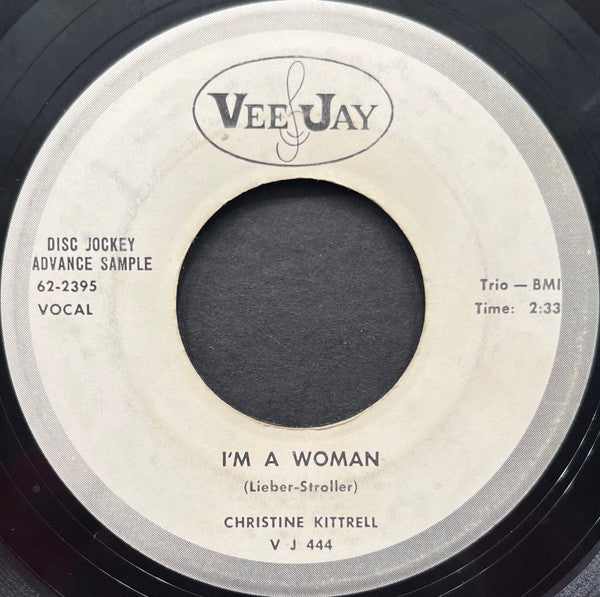 Christine Kittrell : It's Nobody's Fault / I'm A Woman (7", Single, Promo)