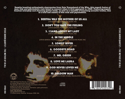 Steve Baron Quartet - The Mother of Us All (CD)