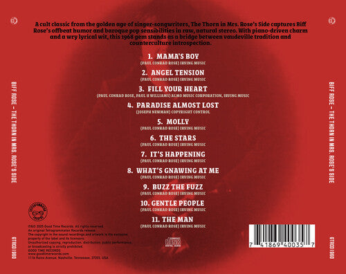 Biff Rose - The Thorn in Mrs. Rose's Side (CD)