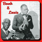 the album cover for Johnson/Armstrong - Bunk and Louis