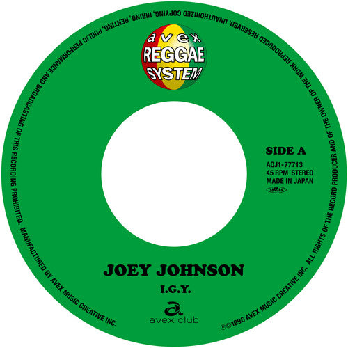 Joey Johnson - I.G.Y. / Right Here Waiting (Vinyl)