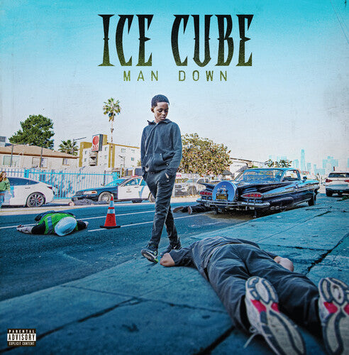 Ice Cube - Man Down - Limited Deluxe Edition Blue With White Marble Vinyl (Vinyl)
