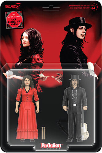 Super7 - White Stripes - ReAction Figures Wv1 - Get Behind Me Satan 2-Pack
