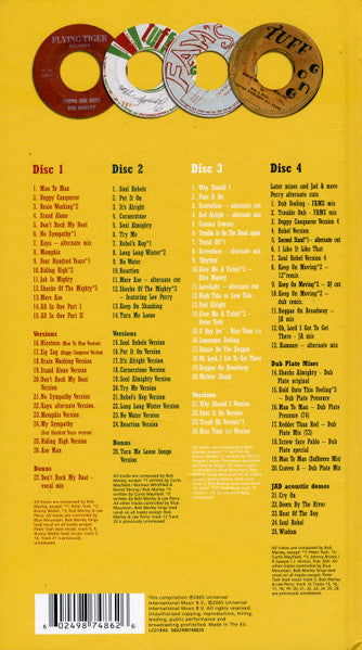 Bob Marley & The Wailers : Man To Man (4xCD, Comp)