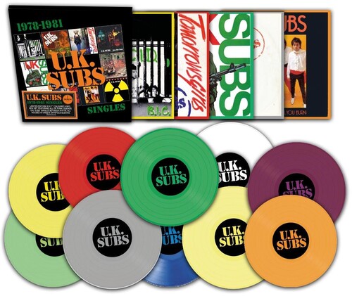 UK Subs - 1978-1981 Singles - Boxset With 10x Colored Vinyl 7-Inch Singles (Vinyl)