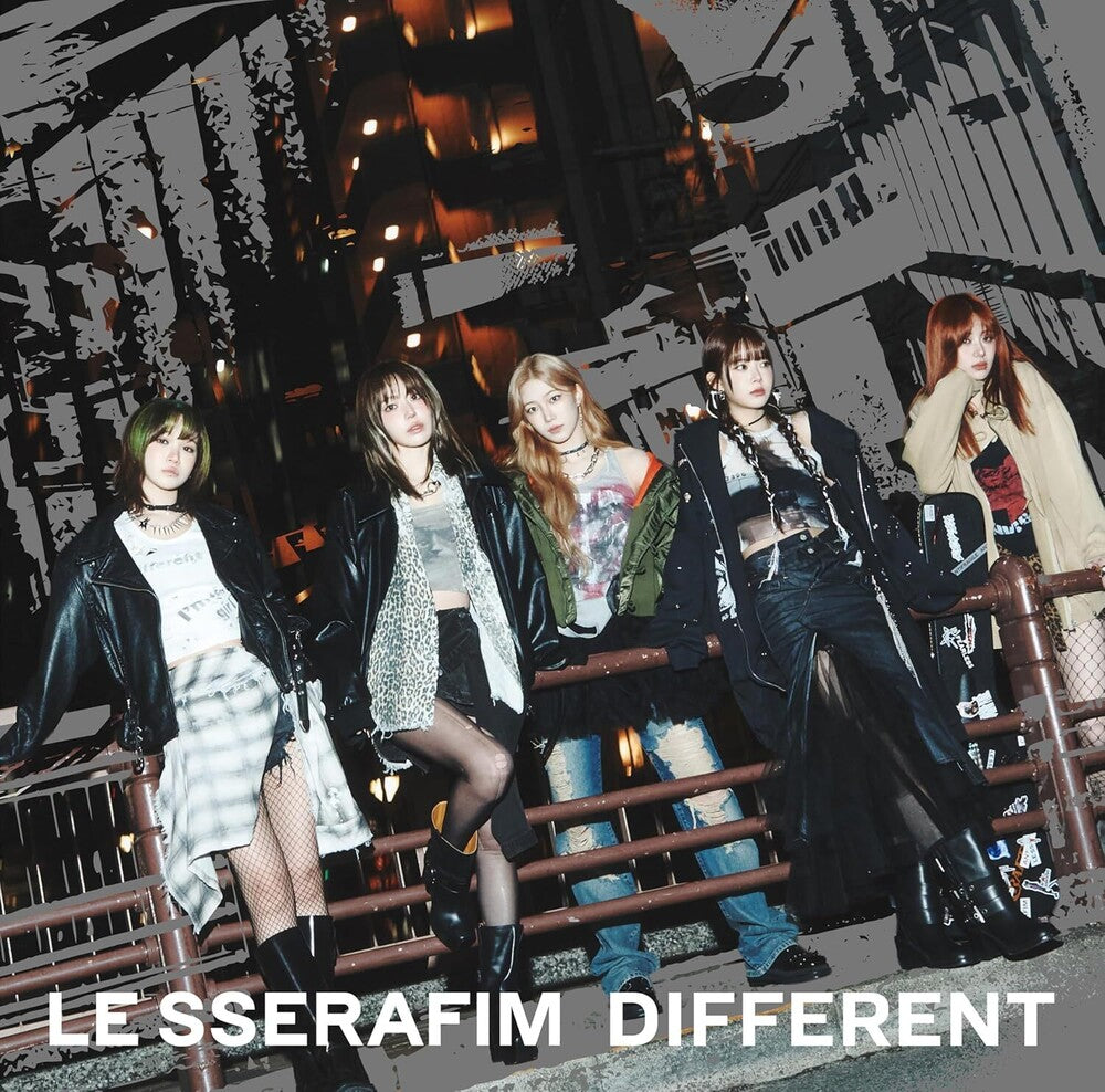 the album cover for LE SSERAFIM - Different