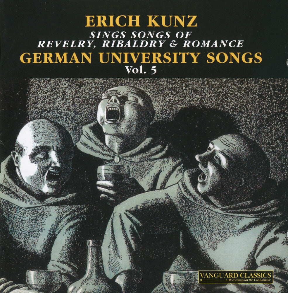 the album cover for Erich Kunz - German University Songs Vol. 5