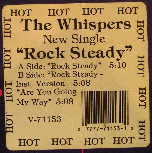 Whispers* : Rock Steady (12", Single)
