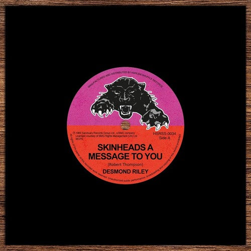 Desmond Riley - Skinheads, A Message To You / If I Had Wings (Vinyl)