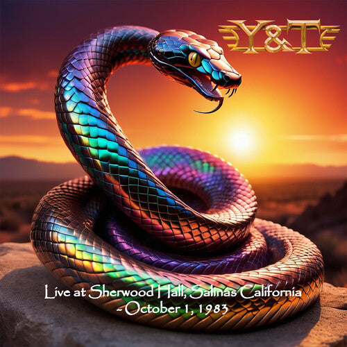 Y&T - Live at Sherwood Hall, Salinas, California - October 1, 1983 - Clear Tangerine (Vinyl)