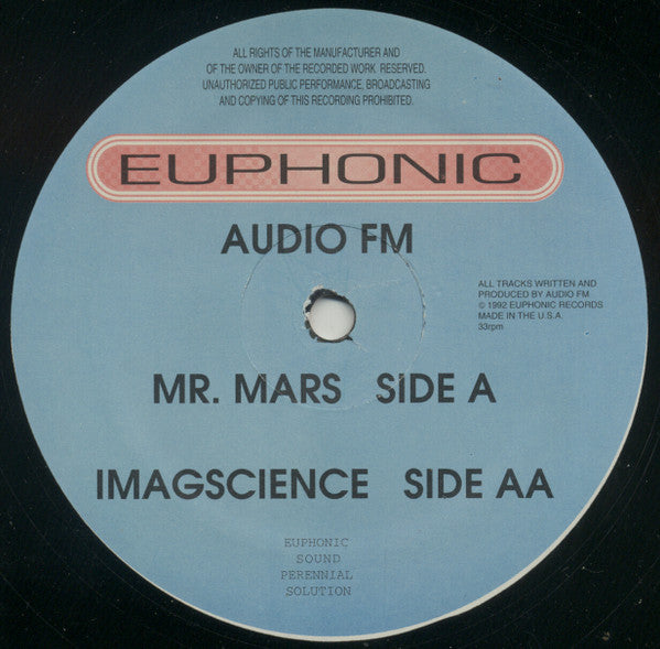 Audio For Movement : Mr. Mars / Imagscience (12")