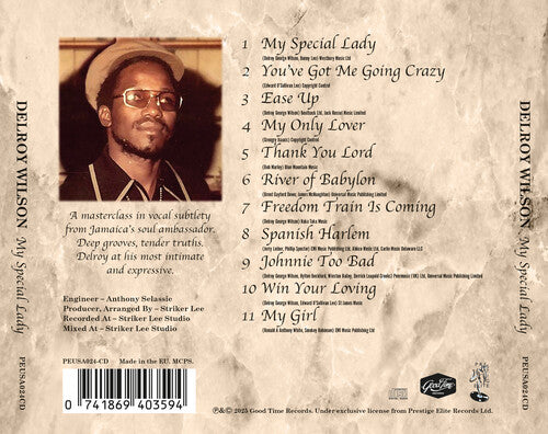 Delroy Wilson - My Special Lady (CD)