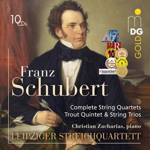 Leipziger Streichquartett - Schubert: Complete String Quartets & Trout Quintet (CD)