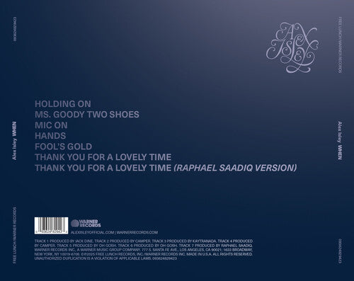 Alex Isley - WHEN (CD)