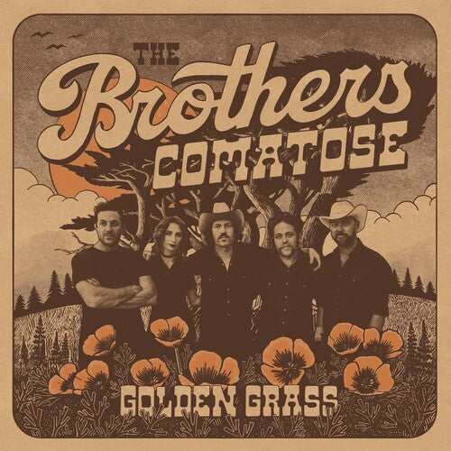 Brothers Comatose - Golden Grass - Splattered Orange & Blue (Vinyl)