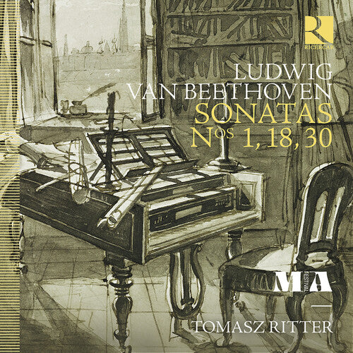 Tomasz Ritter - Beethoven: Sonatas Nos. 1, 18 & 30 (CD)
