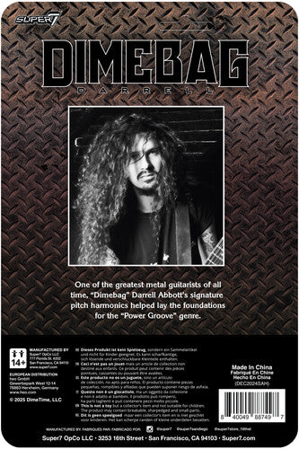 Super7 - Dimebag Darrell - ReAction Figures Wv1 - Culprit
