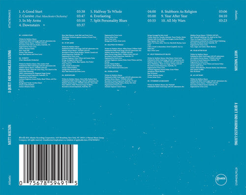 Matt Maeson - A Quiet And Harmless Living (CD)