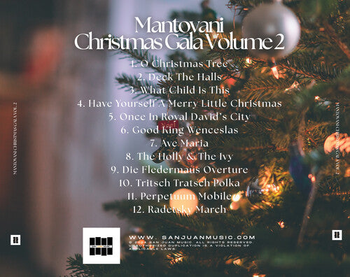 Mantovani Orchestra - Mantovani Orchestra Presents - The Christmas Gala, Vol.,2 (CD)